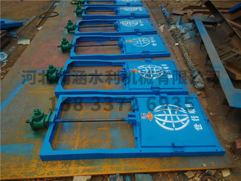 機(jī)閘一體式鑄鐵閘門(渠道閘門)